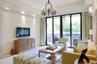 青島啟迪協(xié)信三居室內(nèi)設(shè)計(jì)裝修 田園明亮清爽的色調(diào)